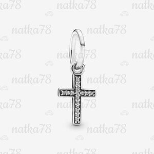 Pandora Symbol Of Faith Cross Dangle Charm with Clear CZ|Pendant